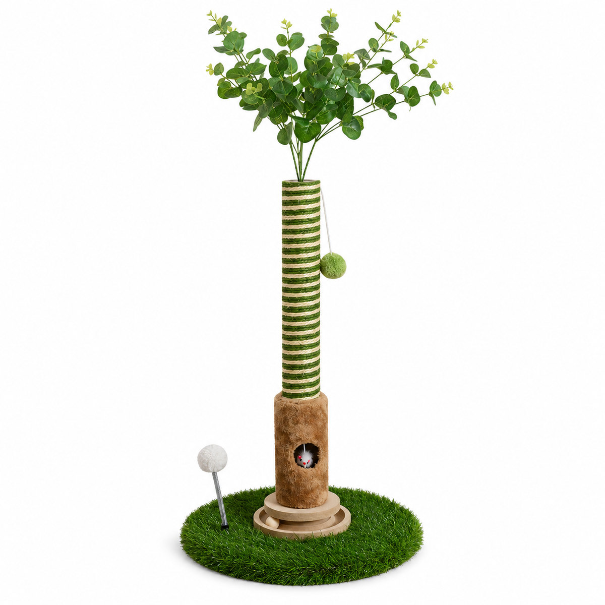 🌿 Cat-Lovers | Sisal Indoor Scratching Tree | Playful Garden Design