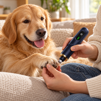 🐾 Pet-Parents | Electric Home Nail Grinder | Elegant Navy Finish