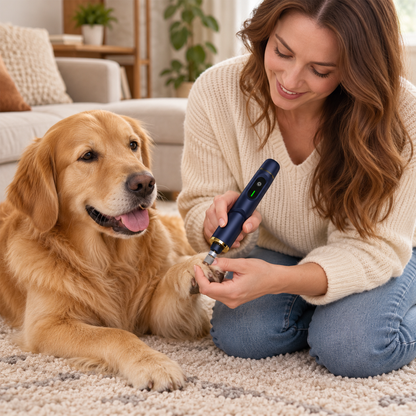 🐾 Pet-Parents | Electric Home Nail Grinder | Elegant Navy Finish